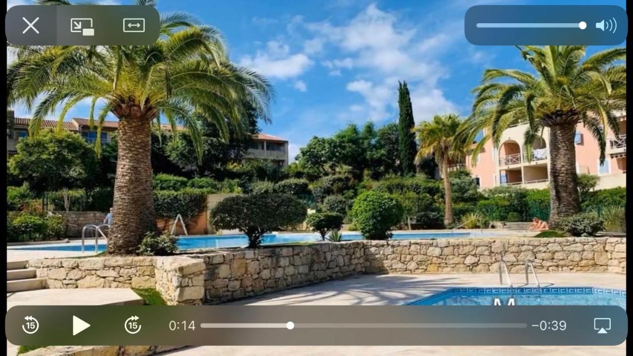 2P Terrasse Vue Piscine Et Jardin Tropical La Croix Valmer Exterior photo